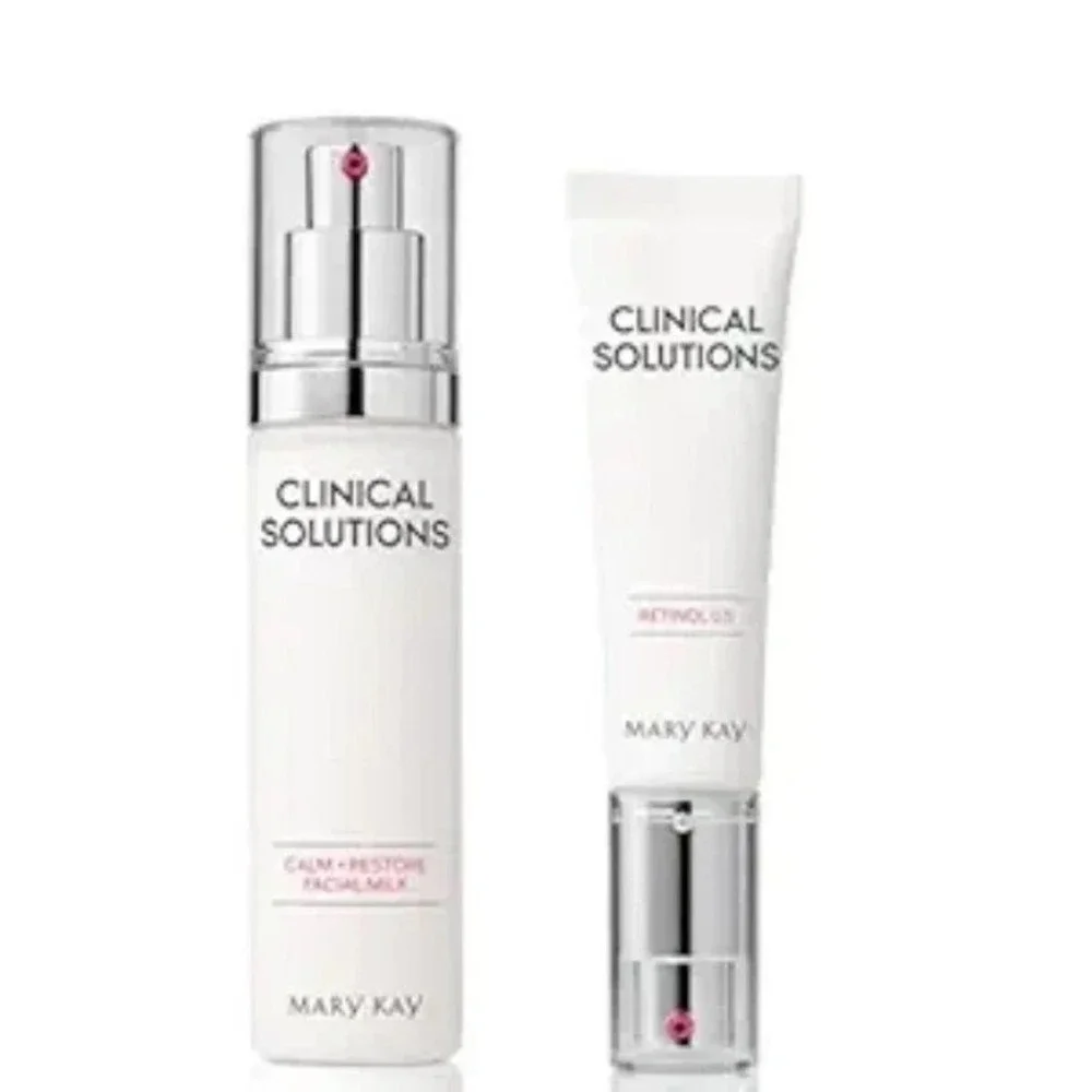 Mary Kay Clinical Solutions Set Retinol 0.5 & Calm Restore Facial Milk NIB